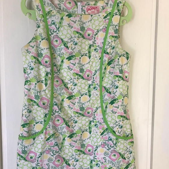 Lilly Pulitzer Dresses & Skirts - Queen of green shift Lilly pulitzer